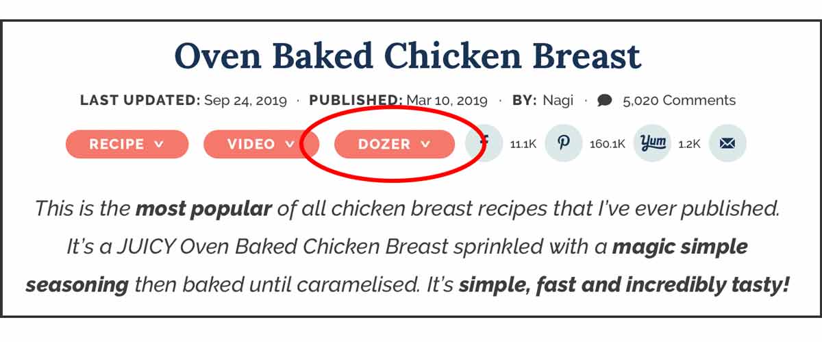 Baked chicken breast post