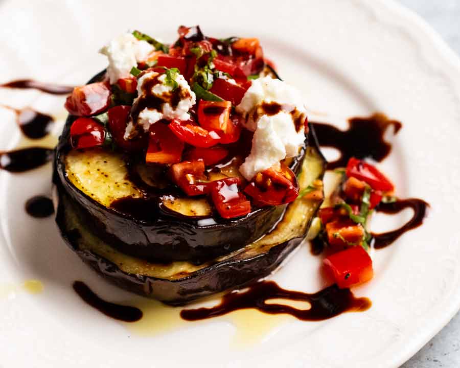 Caprese eggplant