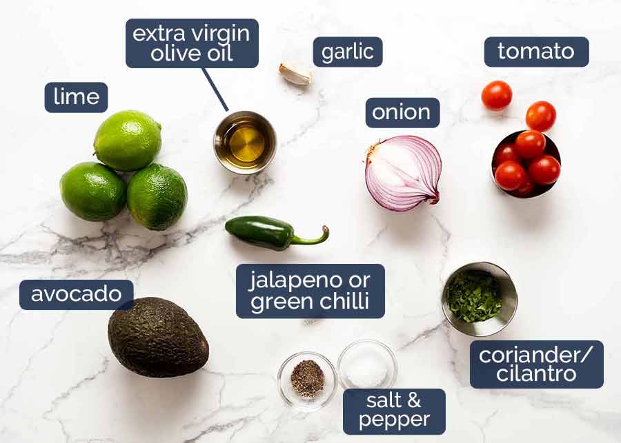 Ingredients in Ceviche