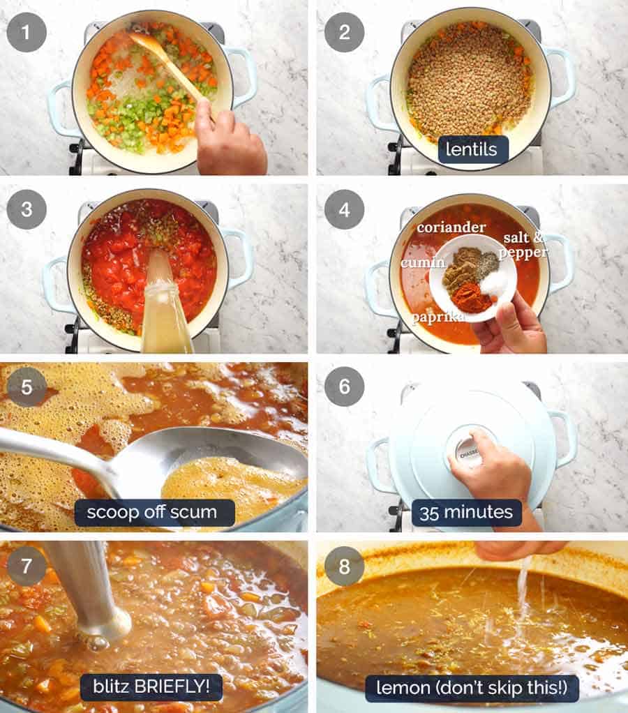 How to make an easy Lentil Soup