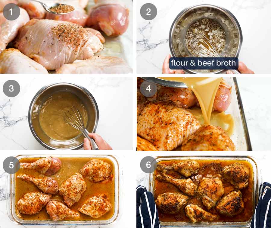 How to make Gravy Baked Chicken