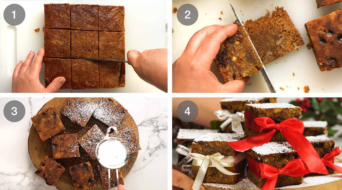 How to make Mini Christmas Cakes
