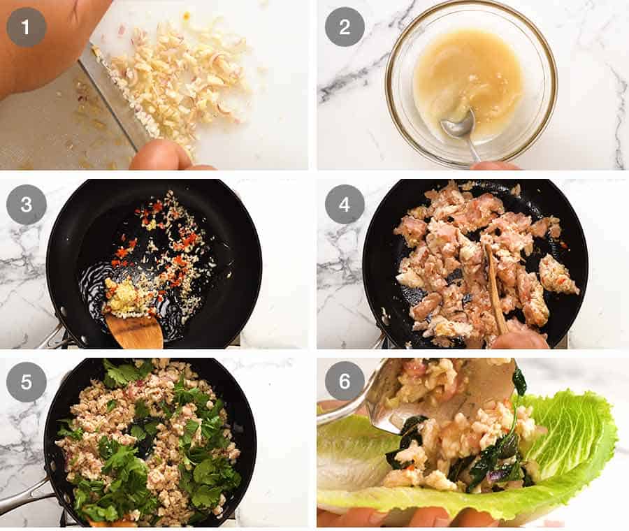 How to make Thai Lettuce Wraps