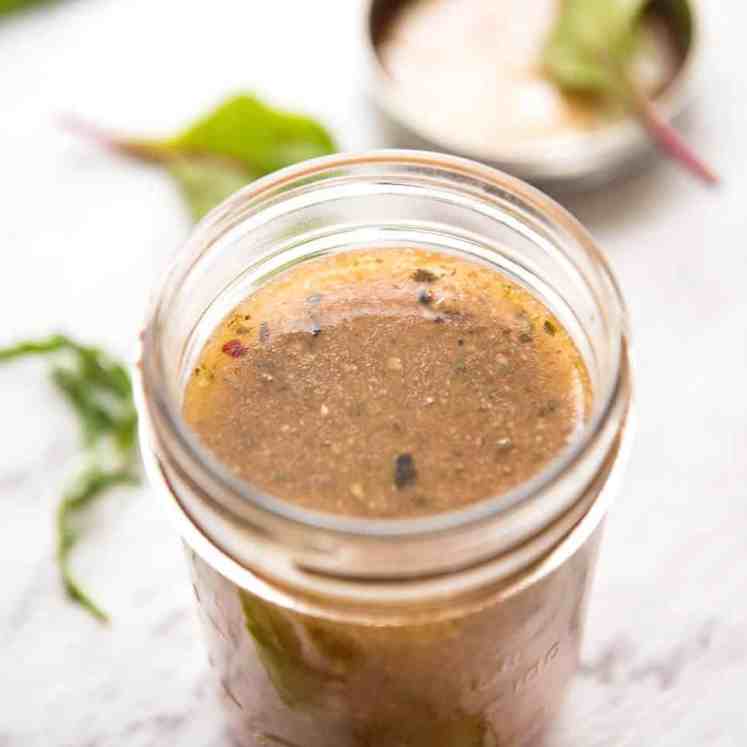 Italian Dressing - the one dressing everyone should ALWAYS have in the fridge! Keeps for 2 weeks. www.recipetineats.com