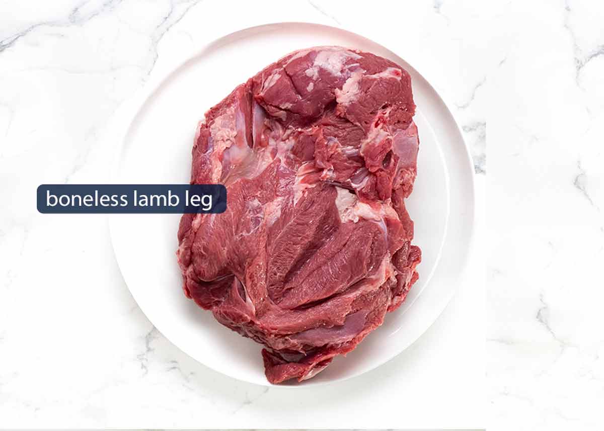 Lamb Souvlaki ingredients