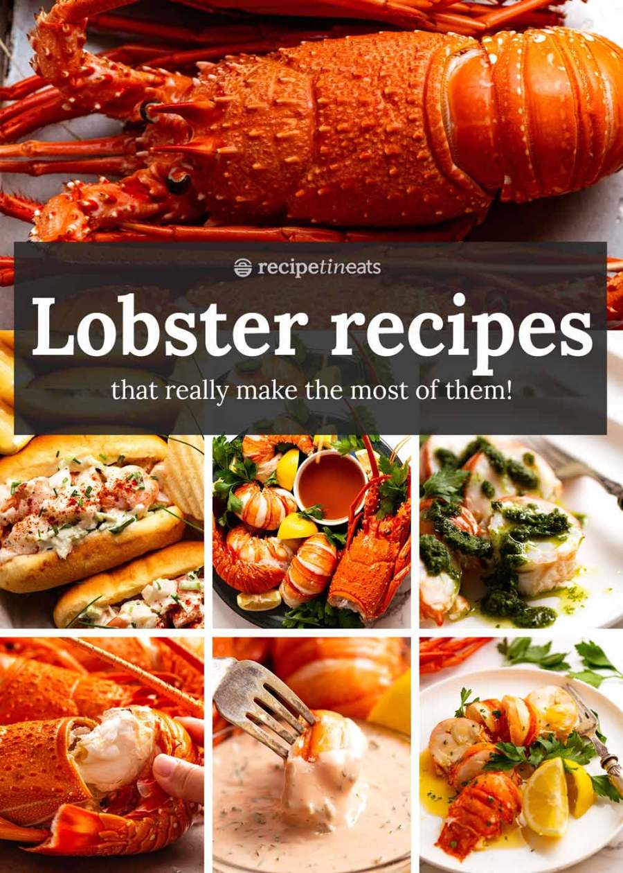 Lobster recipes - cooked lobster and crayfish