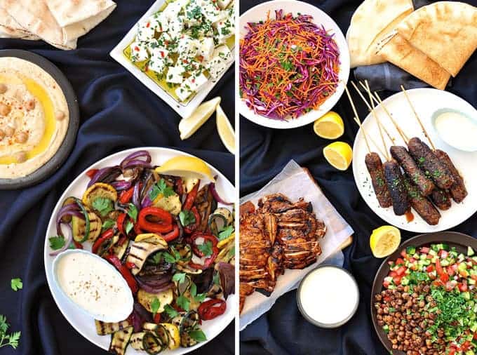 Arabian Feast - 7 dishes prepared in 1 hour. Fantastic for entertaining on a budget.