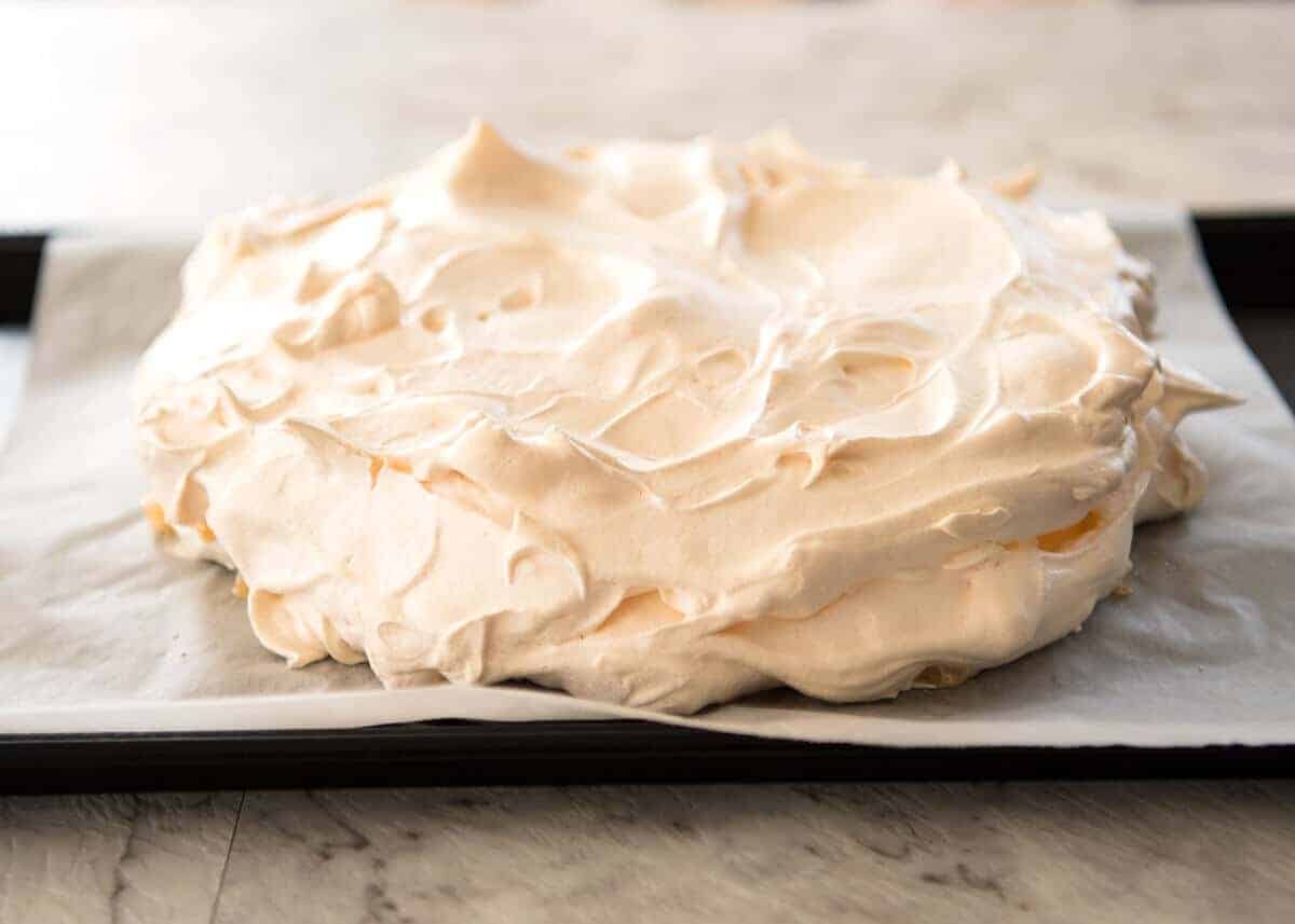 Classic Pavlova recipe with easy to follow tips that make all the difference for a perfect Pav, every time! www.recipetineats.com