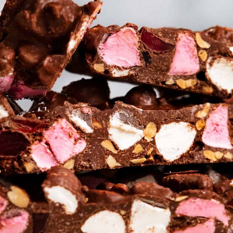 Stack of Rocky Road