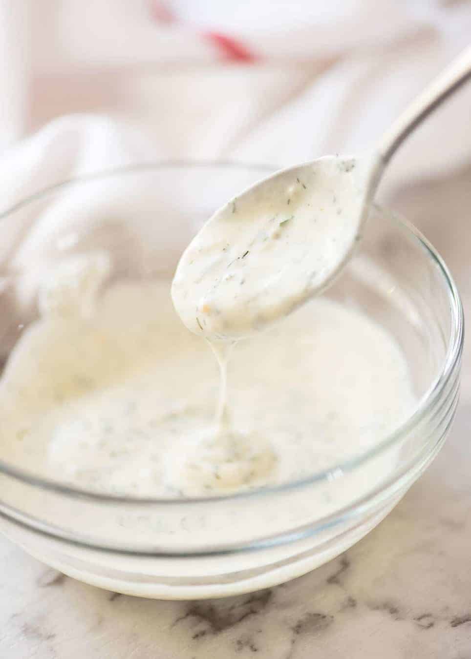 Yoghurt Ranch Dressing recipetineats.com