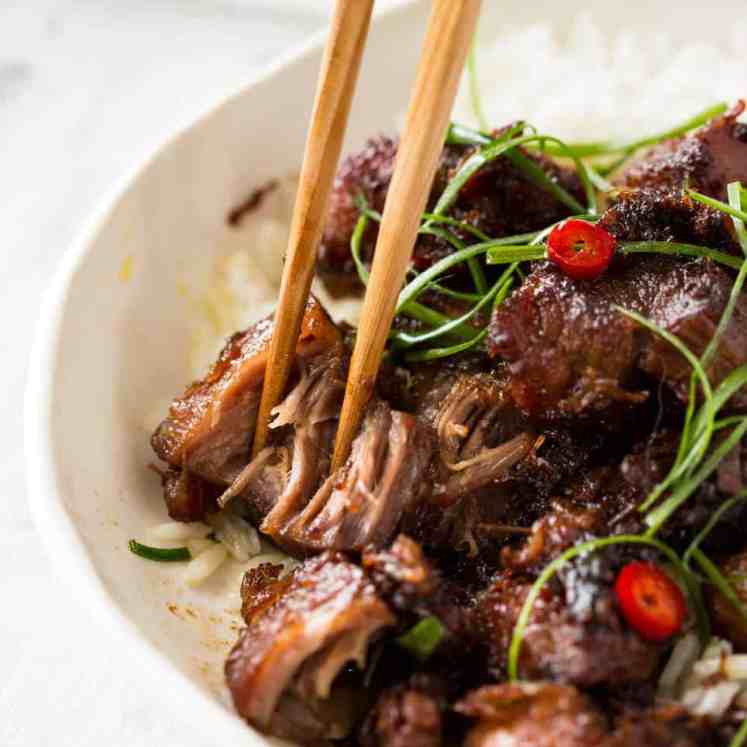 Vietnamese Caramel Pork is a simple, magical recipe - tender pork in a sweet savoury glaze and no hunting down unusual ingredients! recipetineats.com